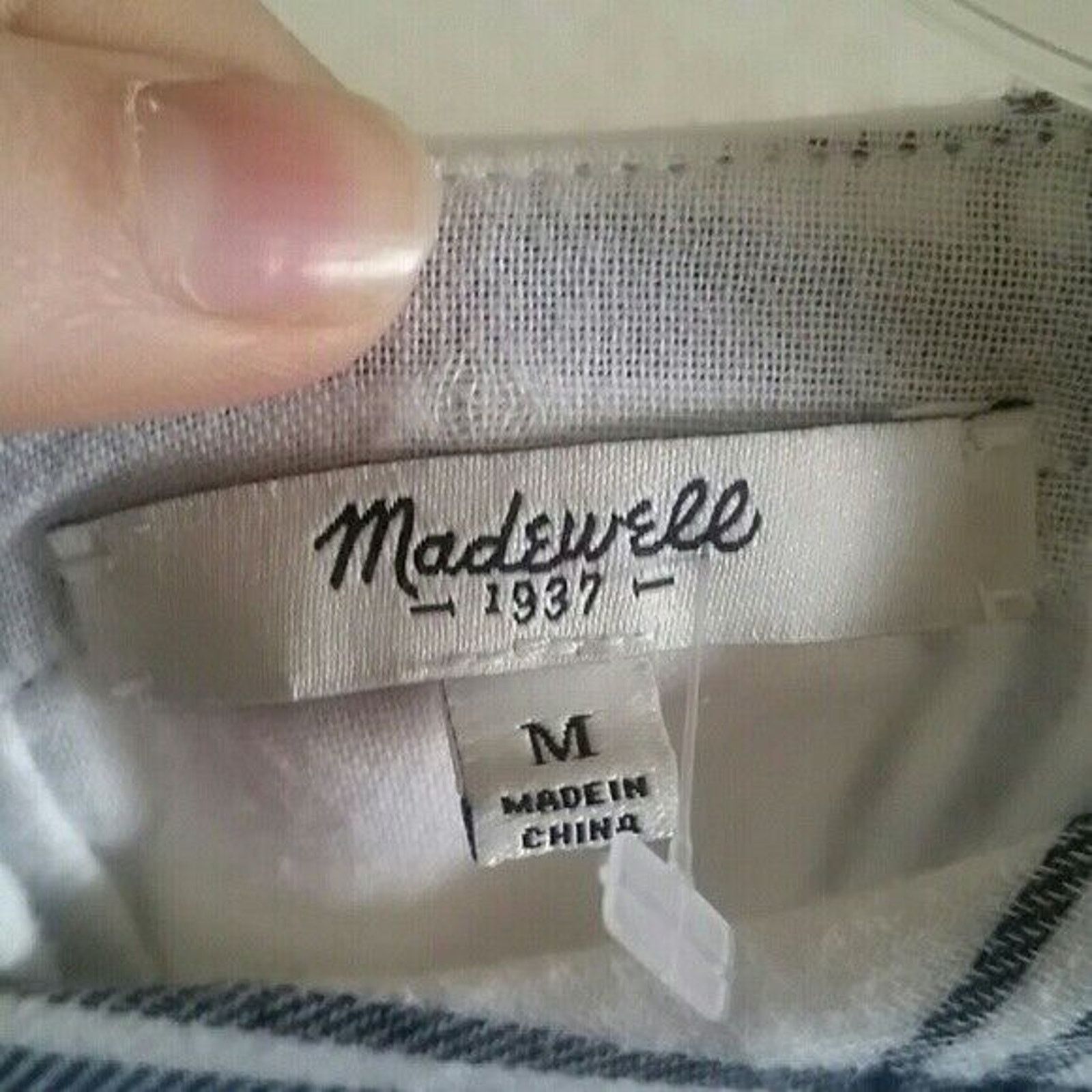 Madewell Madewell Womens Top Light Academia M Classic Prep Old Money Size M / US 6-8 / IT 42-44 - 6 Thumbnail