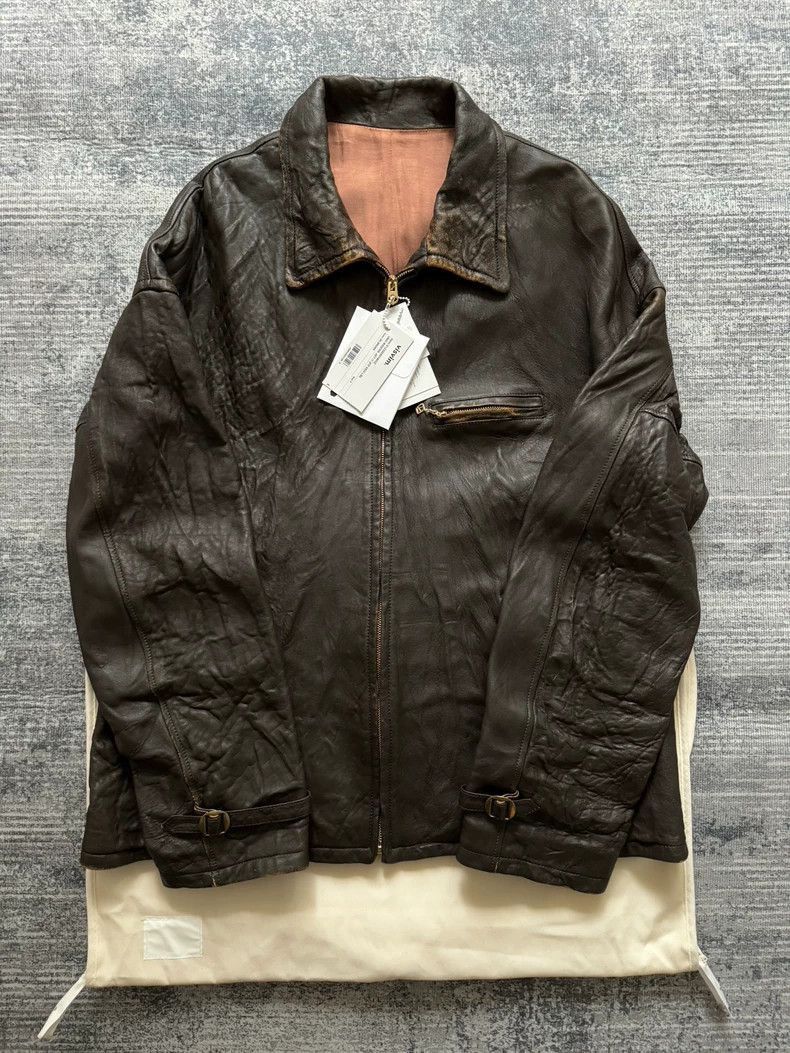 Visvim Gray Byron Drivers Jacket Visvim visvim BYRON DRIVERS JKT size1