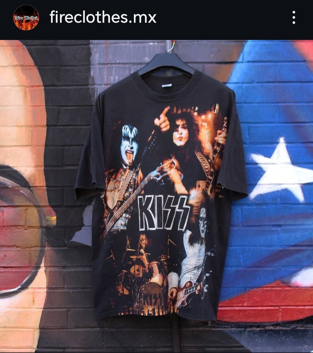 Vintage Vintage Mexican bootleg Resurrección Kiss Size US XL / EU 56 / 4 - 1 Thumbnail