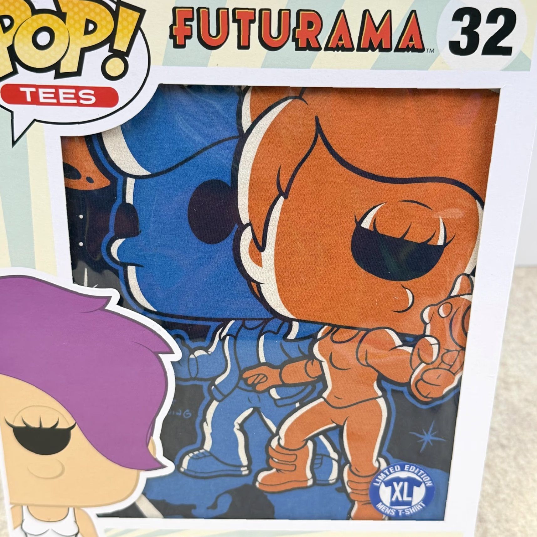 Vintage Funko Pop Tees Futurama Fry & Leela Shirt Mens XL Graphic Tee Limited Edition Size US XL / EU 56 / 4 - 3 Thumbnail