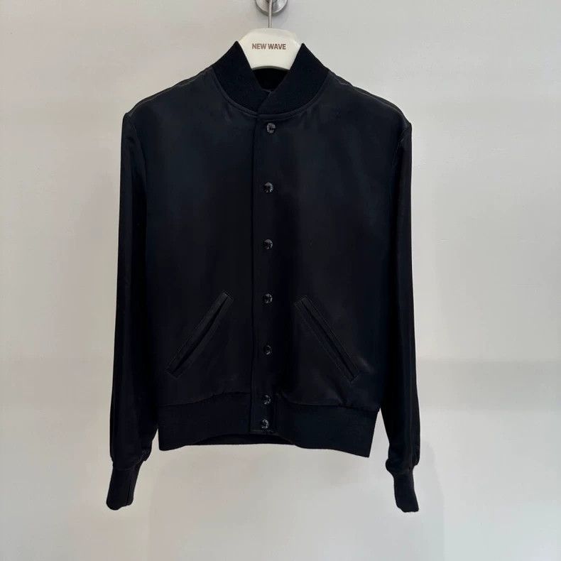 YSL Black Sequin Embroidered Jacket - dmc