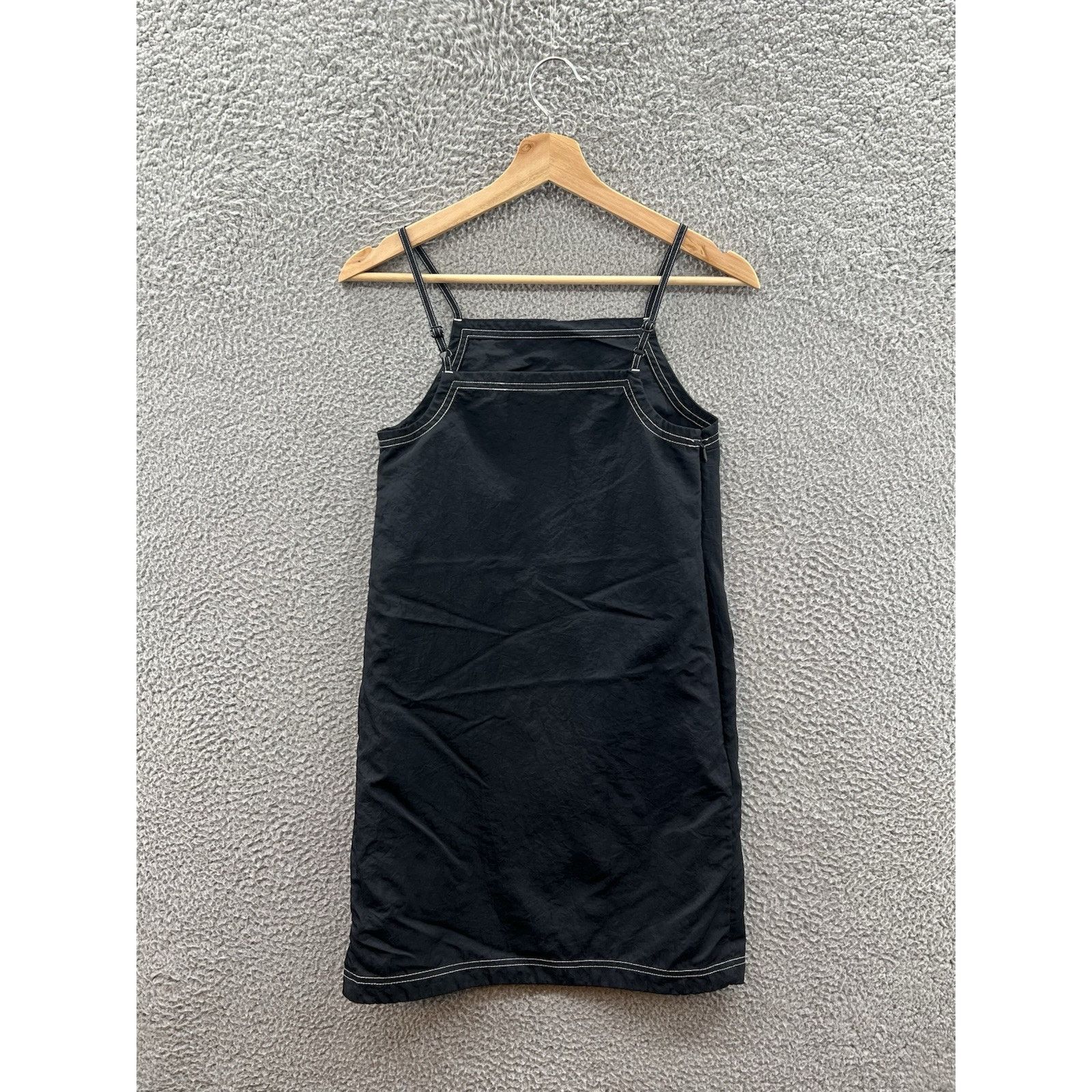 Nike Nike DM6742-010 NSW Swoosh Woven Casual Cami Dress Black XS Size XS / US 0-2 / IT 36-38 - 2 Thumbnail
