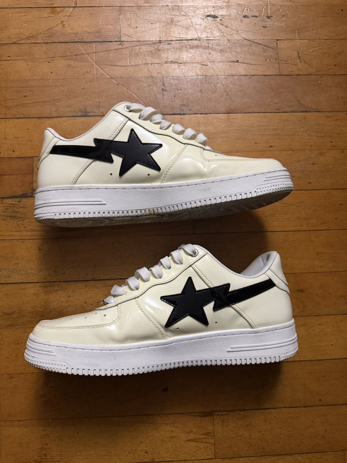 Bape Bapestas #2 M2 ‘White’ Size US 11 / EU 44 - 3 Thumbnail