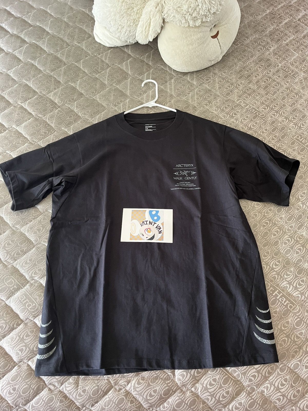 トップス 25ss Arc'teryx Walk Gently CottonT-Shirt Arc'teryx | Walk Gently Cotton Salmon Skin Shirt SS | Large