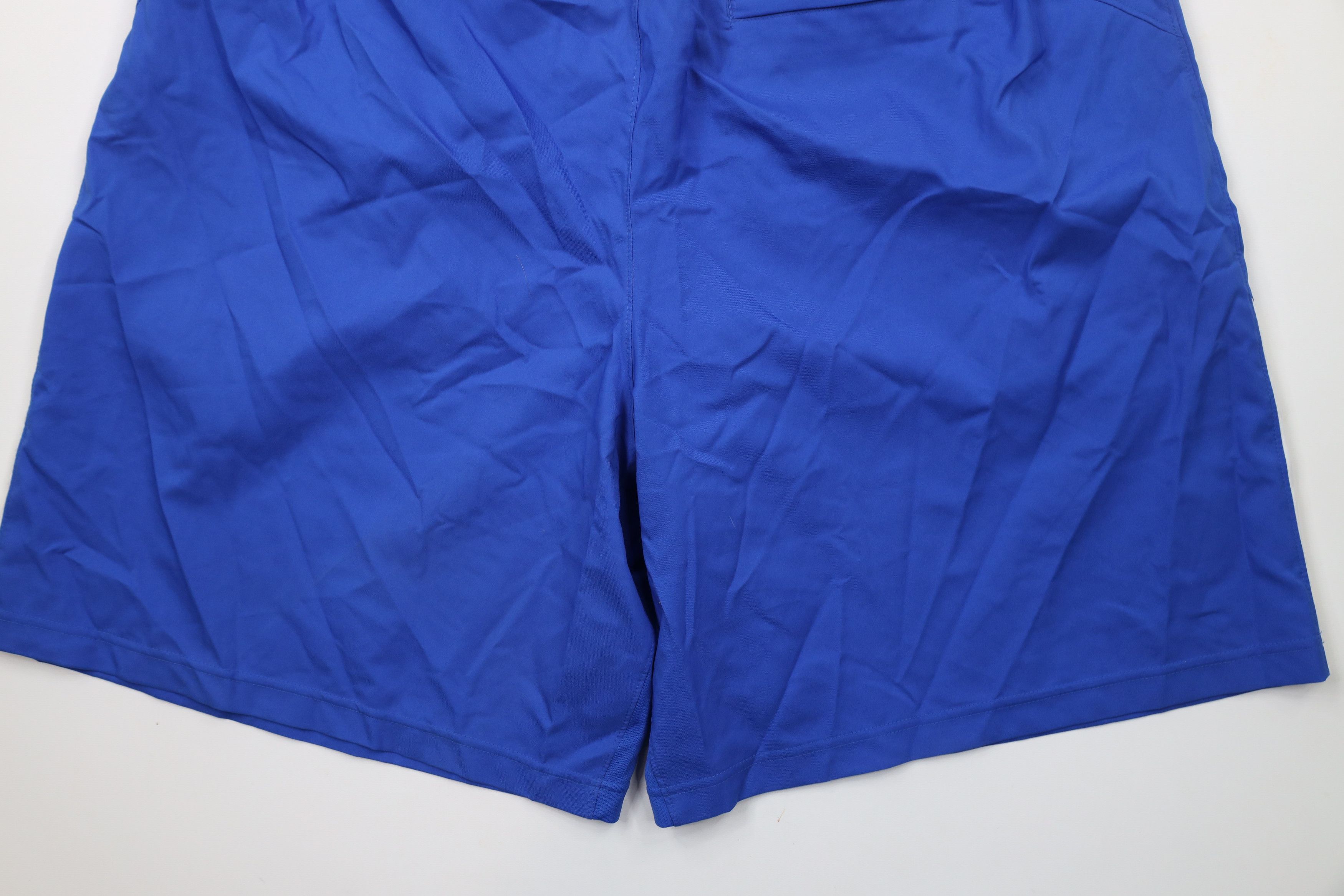 Nike × Vintage Vintage Nike Scott Mini Swoosh Above Knee Shorts Royal Blue Size US 40 / EU 56 - 12 Thumbnail