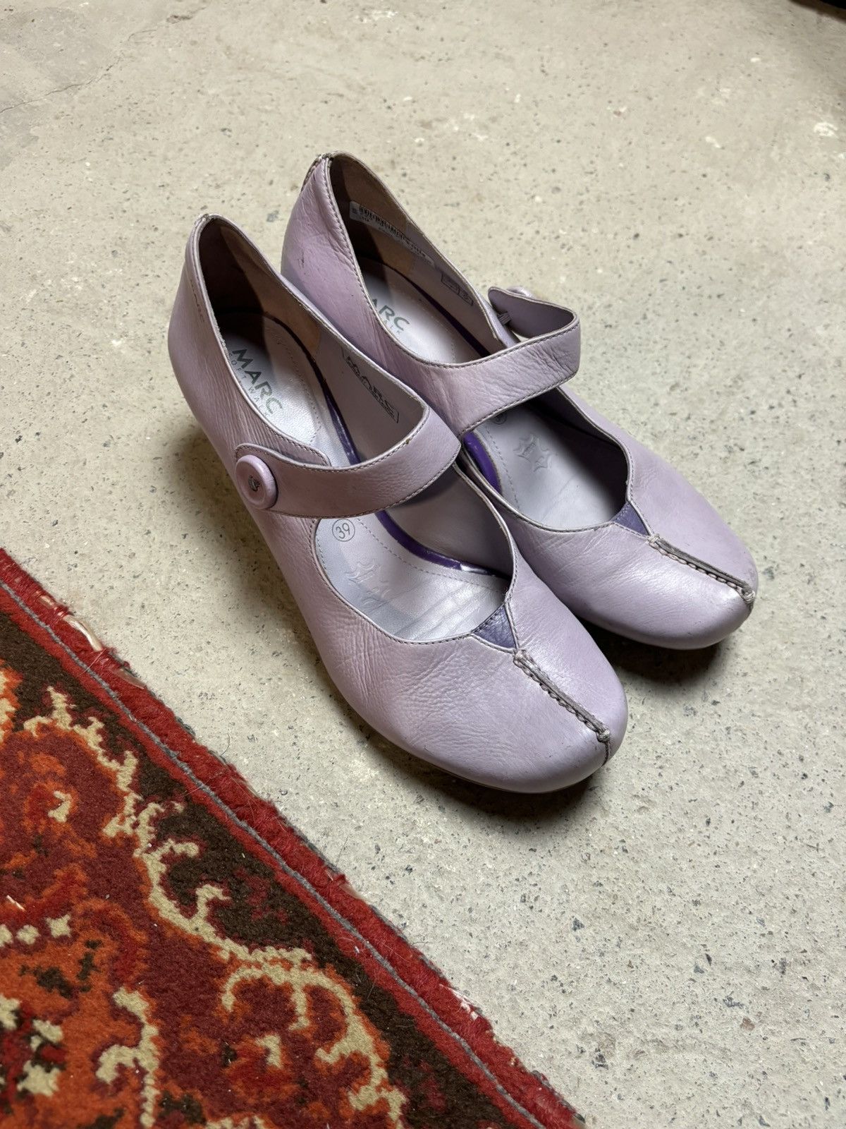 Japanese Brand × Vintage Vintage MARC Pumps Flieder/Lila Lavendel Banja Heels Size US 9 / IT 39 - 1 Thumbnail