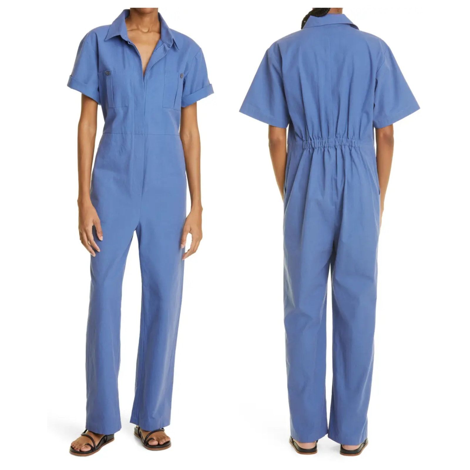Mara Hoffman Mara Hoffman Kailyn Recycled Cotton Utility Jumpsuit Medium Size 30" / US 8 / IT 44 - 12 Thumbnail