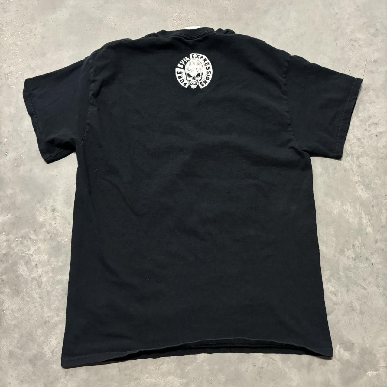 Japanese Brand × Vintage Crazy Vintage Y2K/2000s Funny Quote Horror Halloween Tee! Size US M / EU 48-50 / 2 - 4 Thumbnail