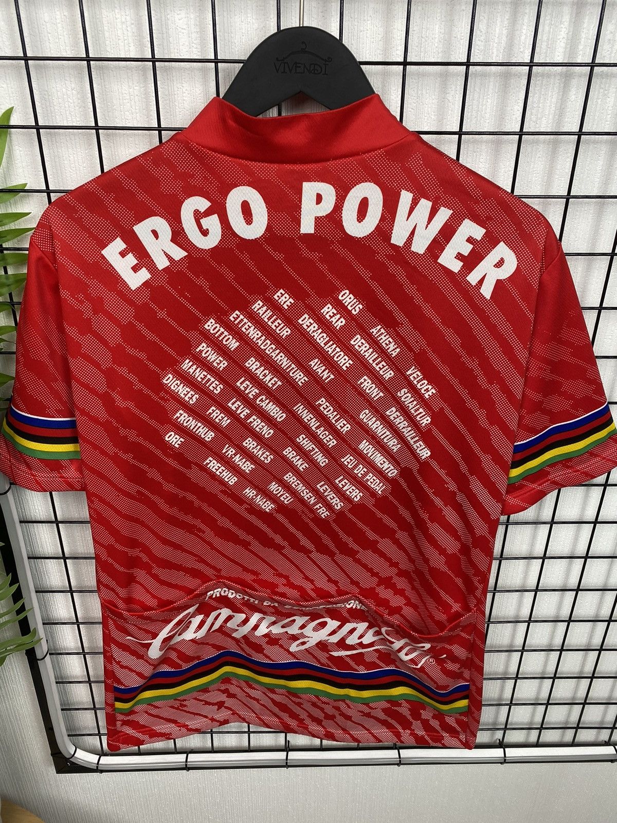 Bicycle × Vintage Campagnolo Giordana Team Cycle Jersey Men XL Red Tournament Size US XL / EU 56 / 4 - 11 Thumbnail