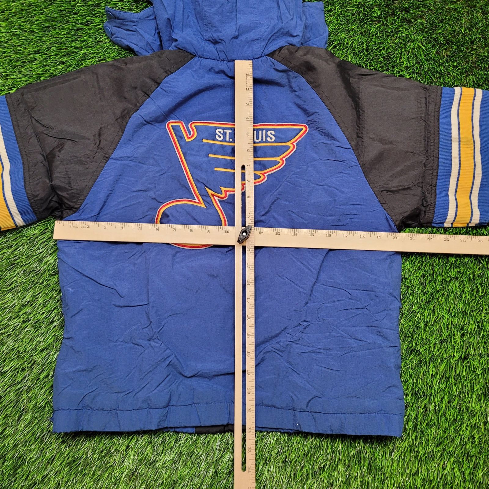 Starter VTG Starter St. Louis Blues Anorak Jacket Womens S Cropped Size S / US 4 / IT 40 - 12 Thumbnail