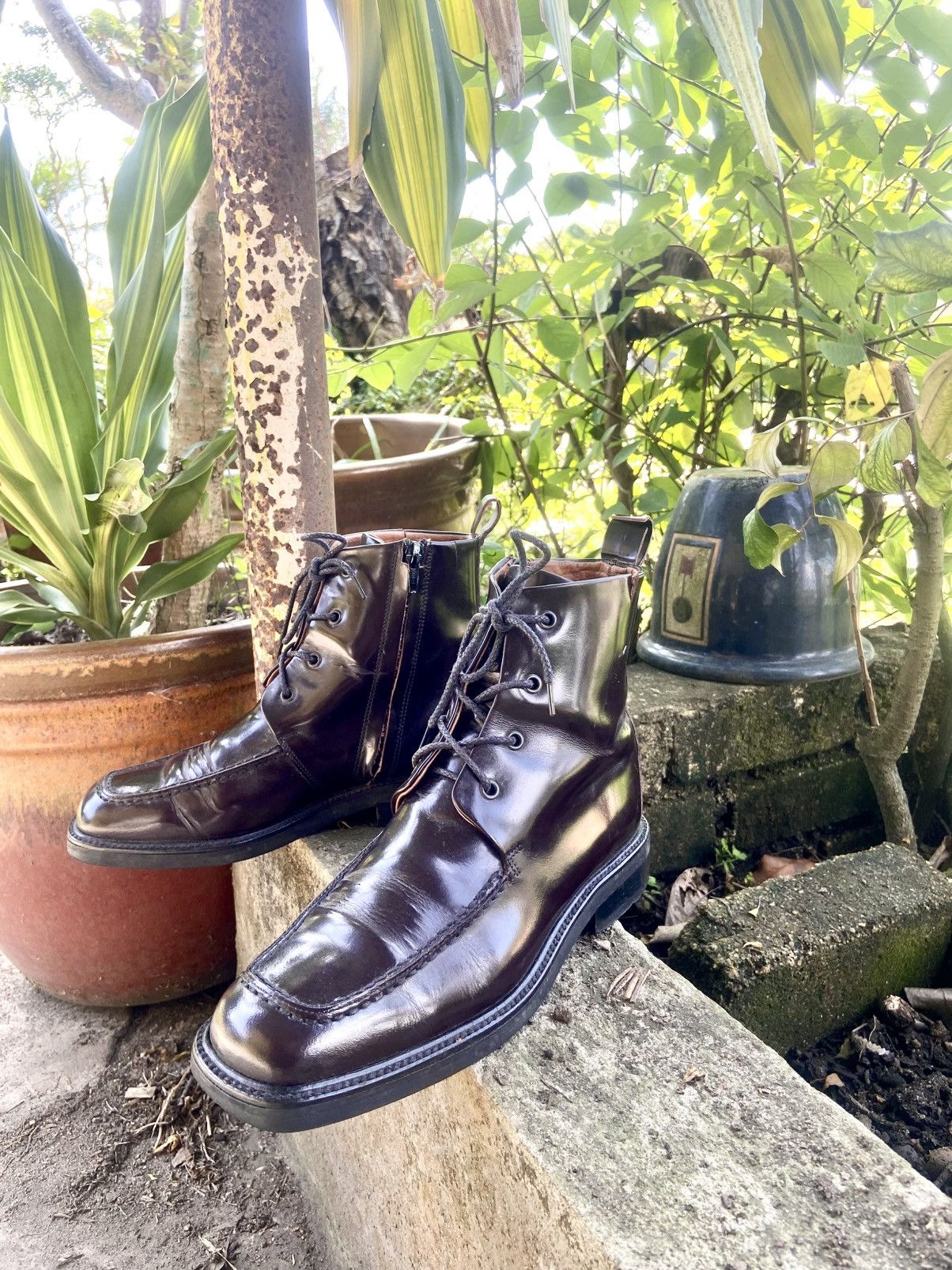 Designer × Gucci Gucci by Tom Ford AW1999 Astro Moto Leather Boots