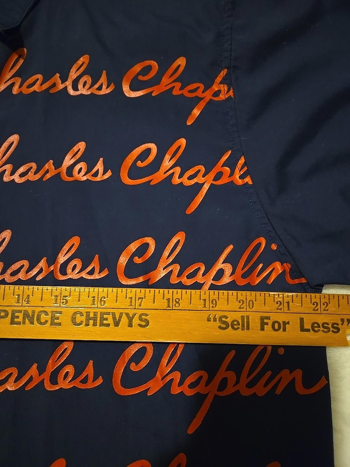 The Unbranded Brand Charlie Chaplin Tramp Button Shirt Size M/L Customized Print Size US M / EU 48-50 / 2 - 6 Thumbnail
