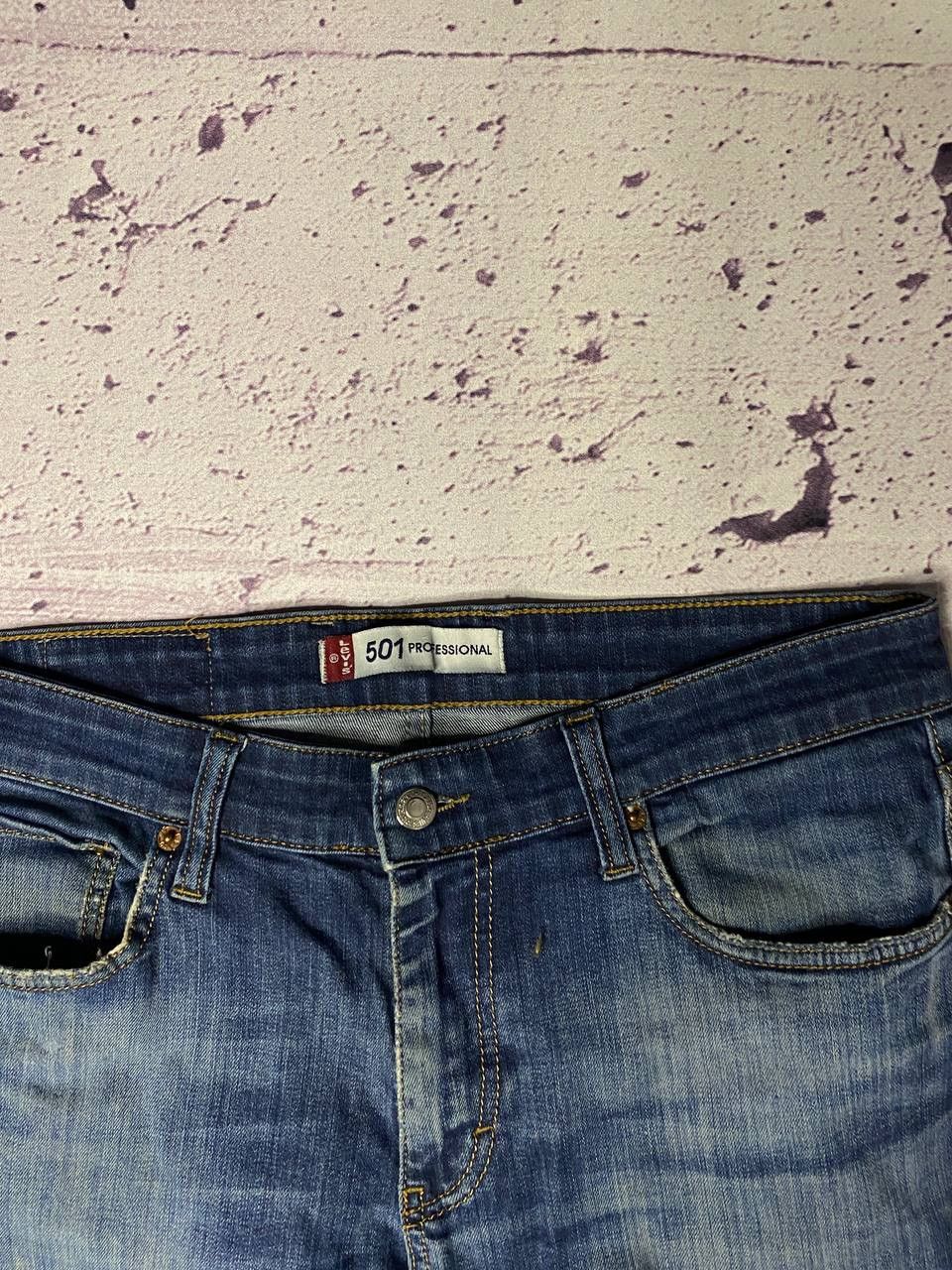 Levi's Vintage Levi's 501 Regular Fit Light Blue Denim Jeans 31*34 Size 31" - 2 Thumbnail