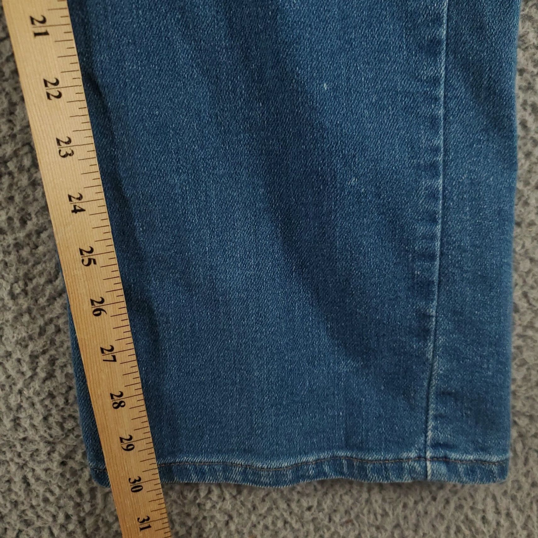 Levi's VINTAGE Levi's Action Jeans Mens 40x32 Blue Distressed 90s Denim 5-Pocket Regular Fit Size US 40 / EU 56 - 5 Thumbnail