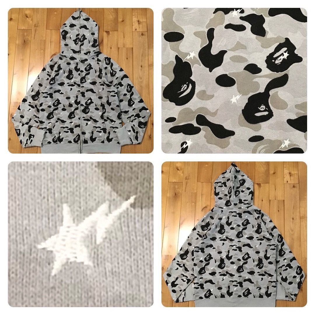Bape ABC CAMO BAPE STA full zip hoodie a bathing ape star NIGO Size US S / EU 44-46 / 1 - 1 Thumbnail