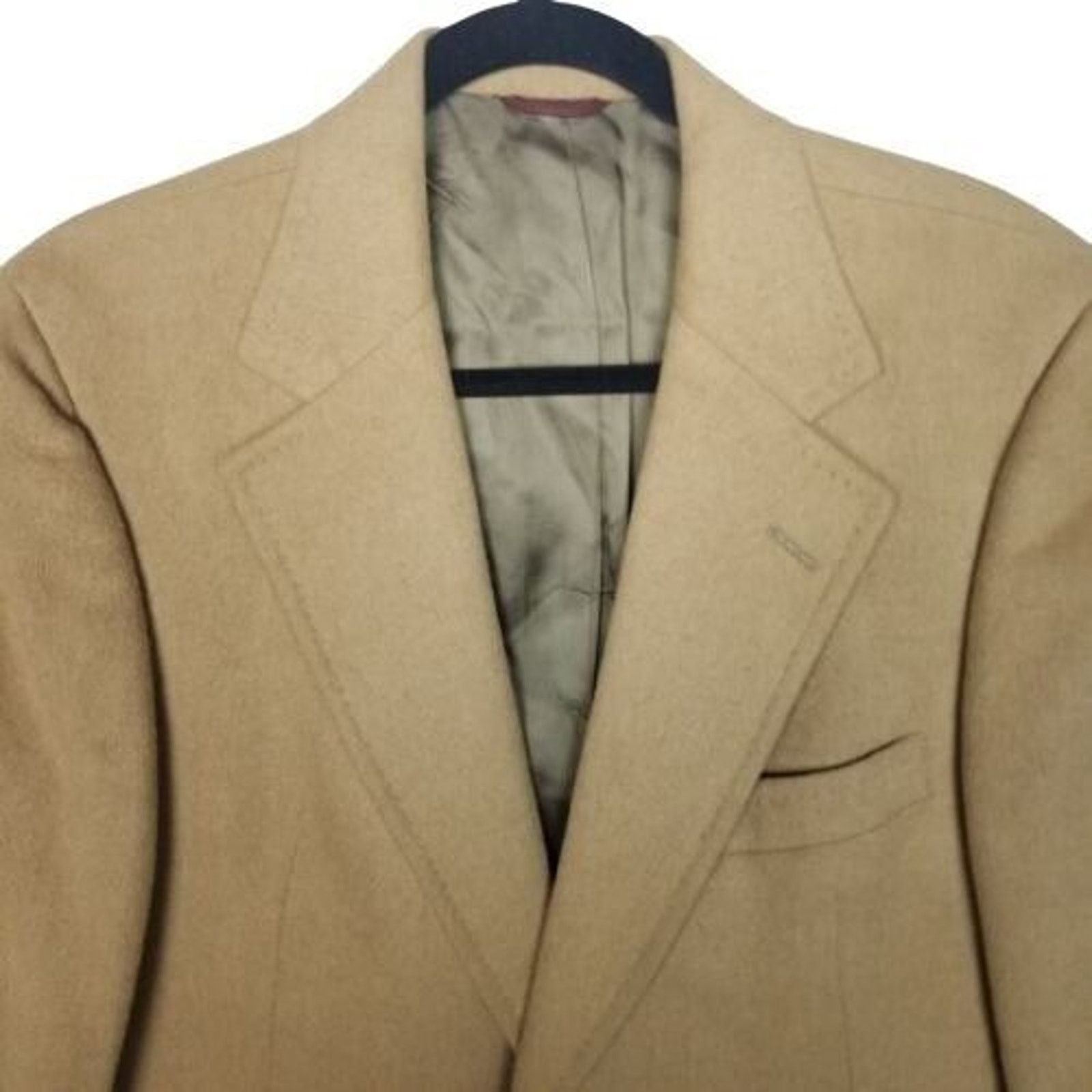Hart Schaffner Marx Vintage Hart Schaffner & Marx Camel Hair Blazer Sport Coat Size 42R - 2 Thumbnail