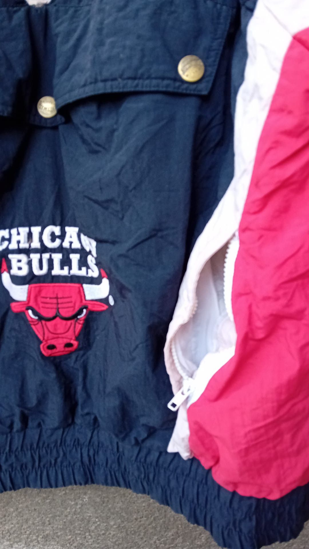 NBA × Nutmeg Chicago Bulls NBA Jacket Nutmeg Vintage Pullover Embroidered Size US L / EU 52-54 / 3 - 6 Thumbnail