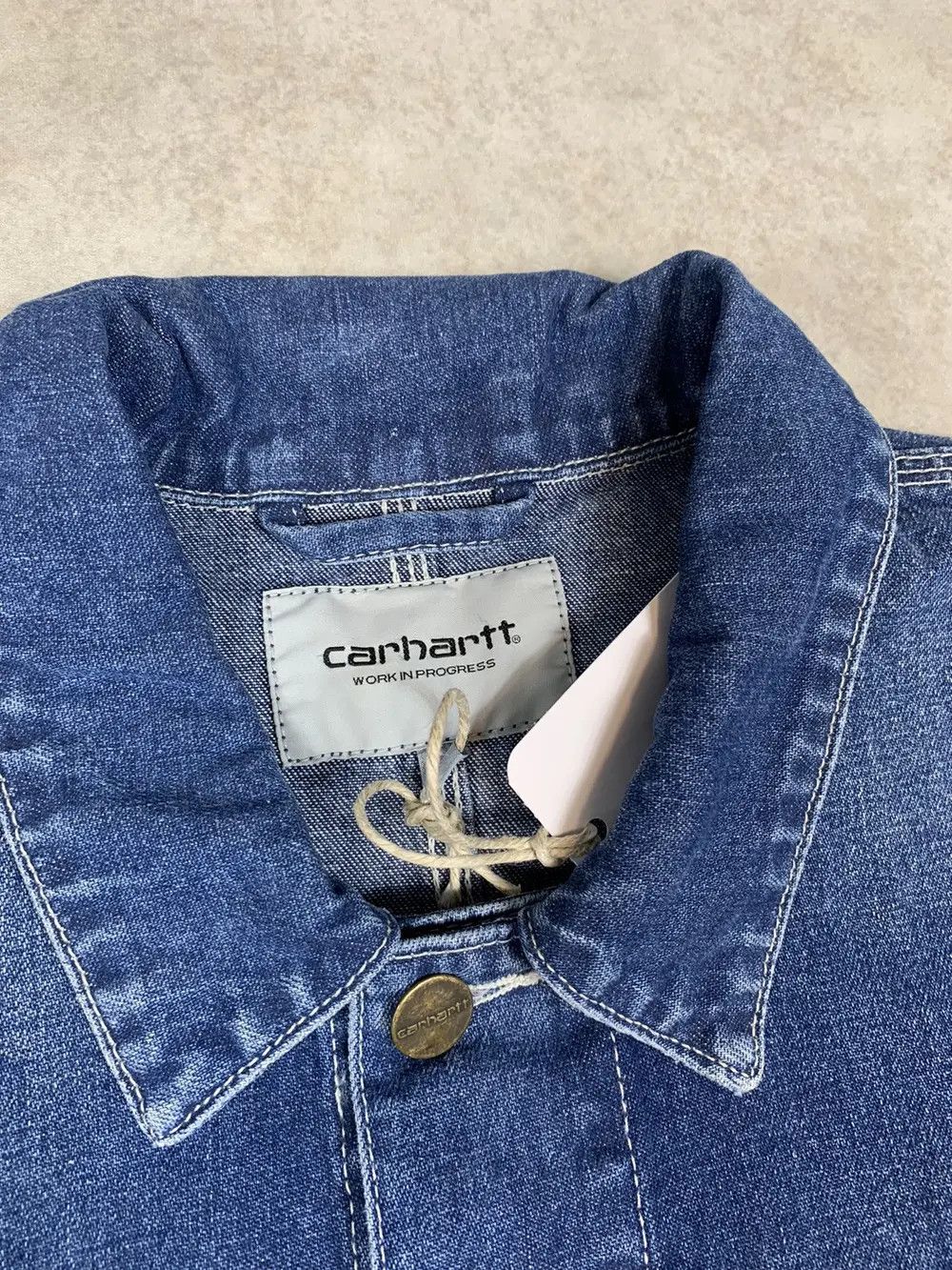 Carhartt Carhartt Michigan Chore Coat og blue true stones denim hype Size US M / EU 48-50 / 2 - 5 Thumbnail