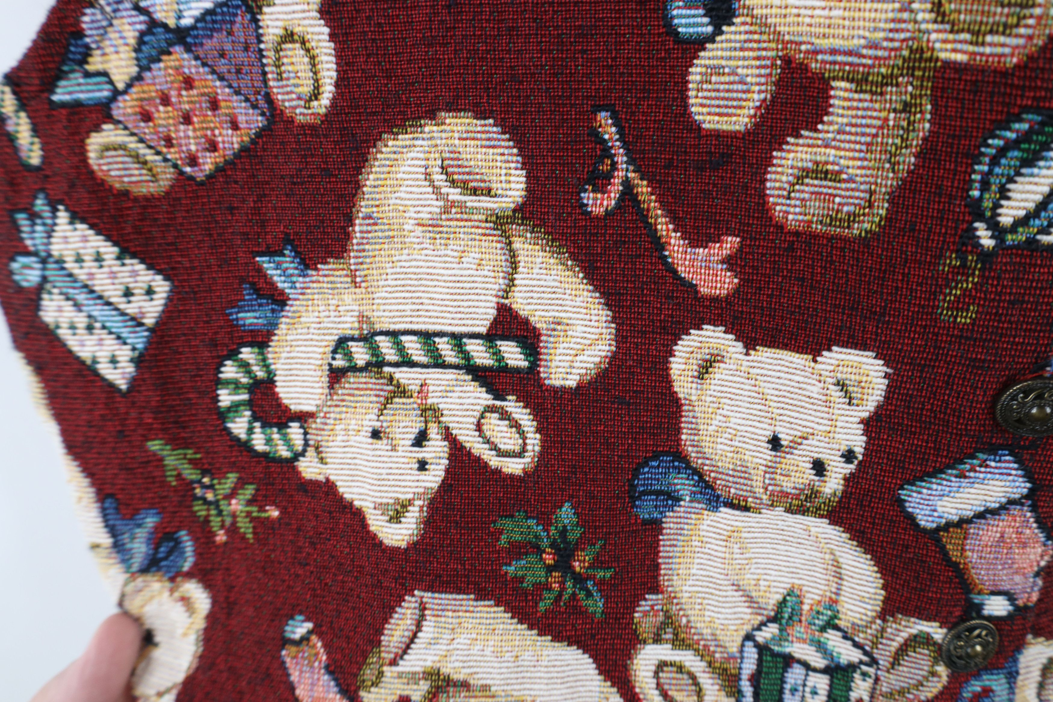 Vintage Vintage 90s Streetwear Christmas Bear Button Vest Jacket USA Size XL / US 12-14 / IT 48-50 - 5 Thumbnail