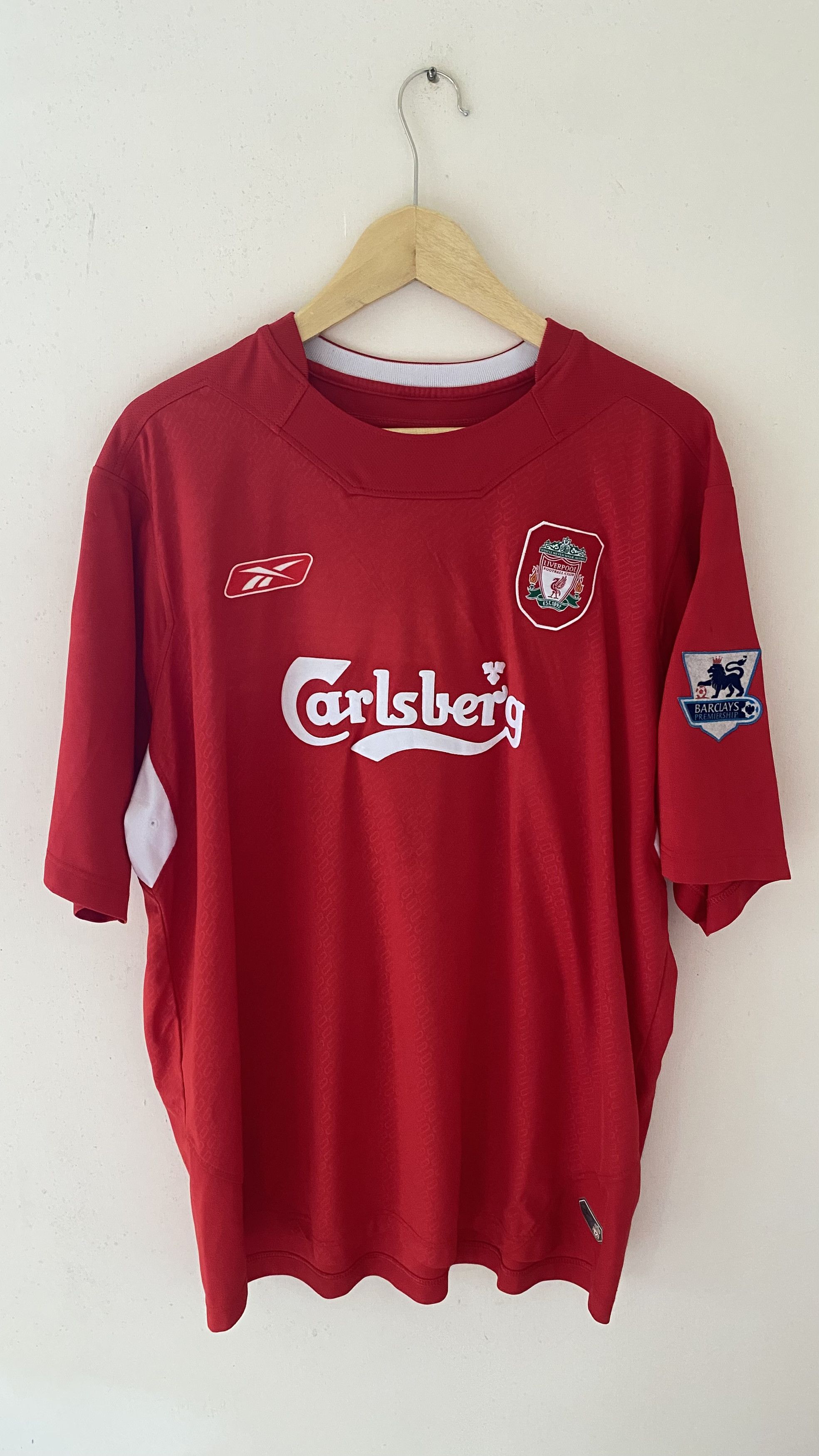 Reebok Liverpool Home 2004/2005 Original Size US XL / EU 56 / 4 - 1 Thumbnail