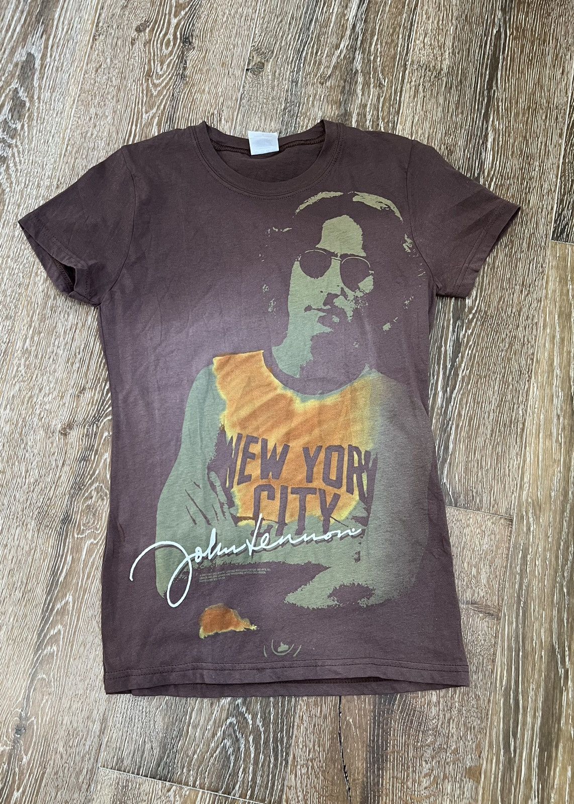 Vintage 2007 john lennon new york baby cropped tee Size S / US 4 / IT 40 - 1 Thumbnail