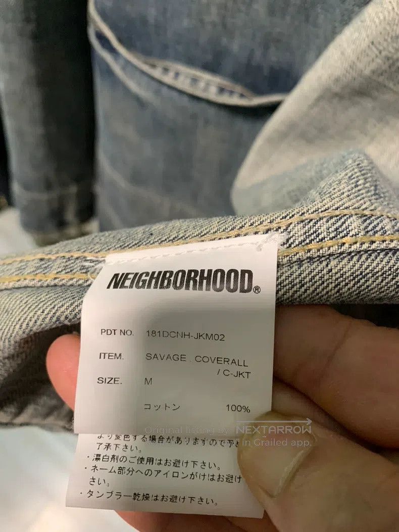 Neighborhood Neighborhood 18 Fall/Winter King Denim Jacket M Good Condi Size US M / EU 48-50 / 2 - 7 Thumbnail