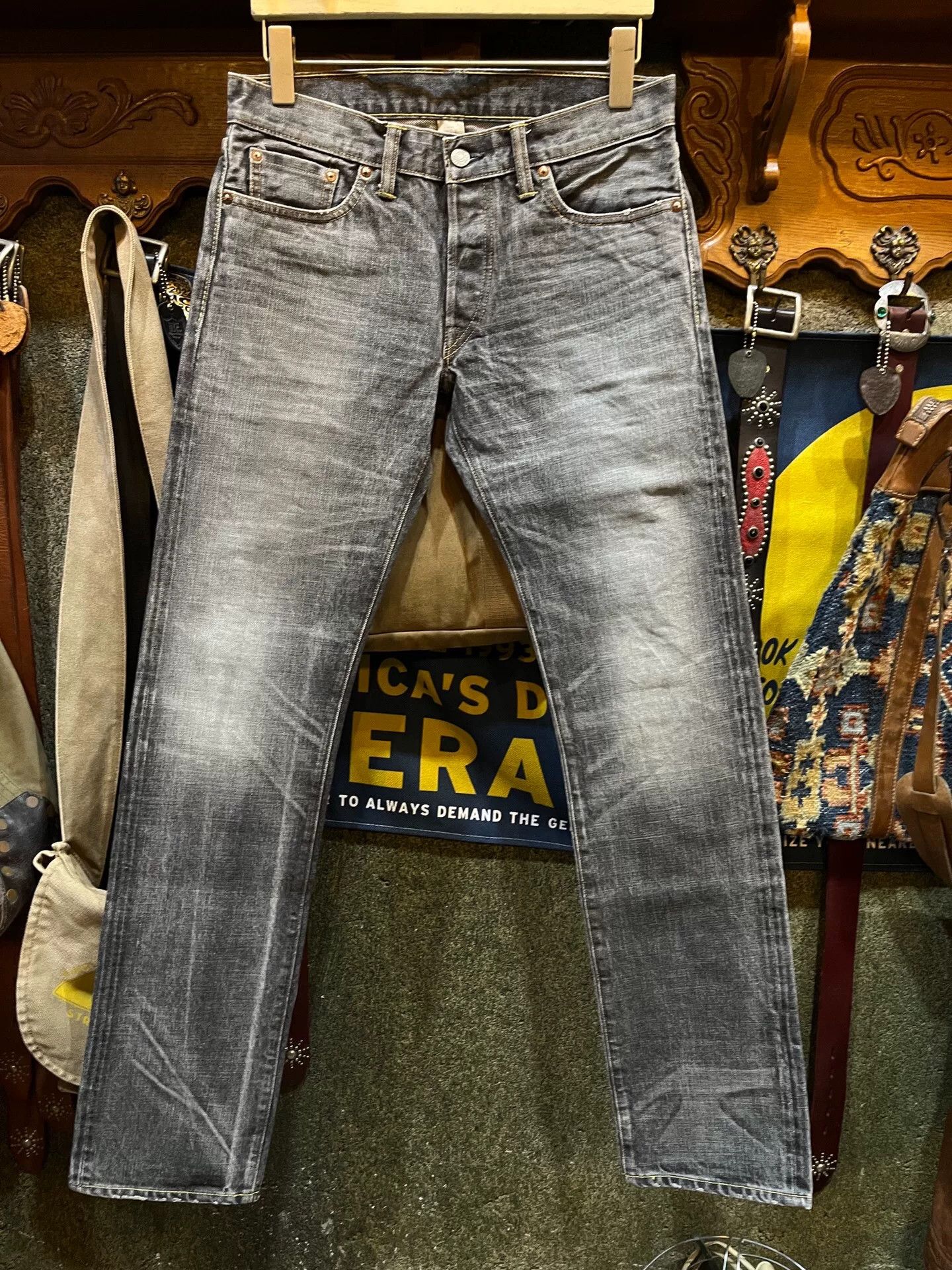 RRL Ralph Lauren vintage straight leg denim jeans by RRL Size US 29 - 1 Thumbnail