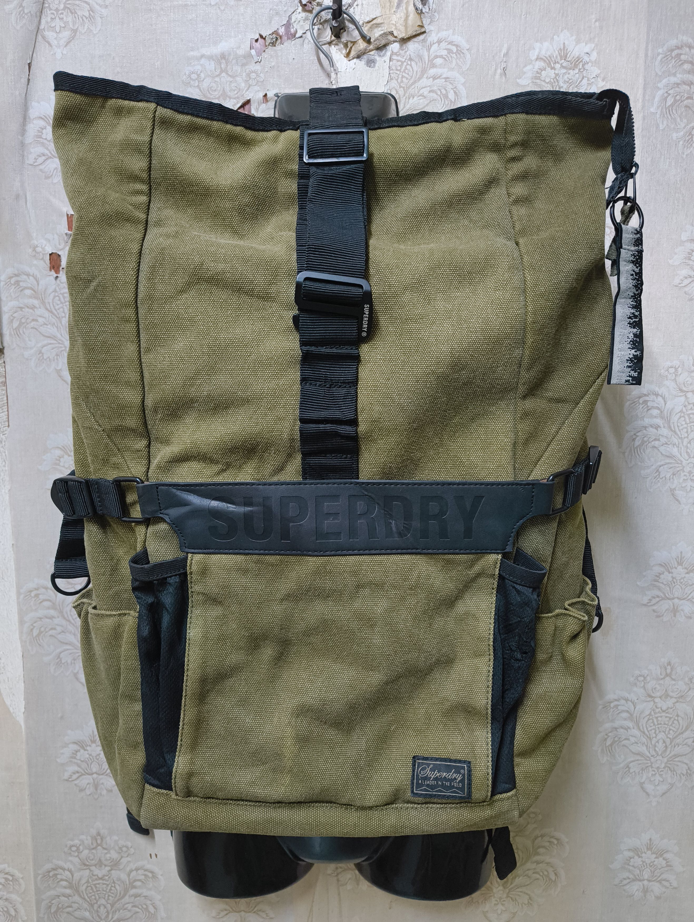 Superdry Vintage Superdry Rolltop Traveler Bagpack Size ONE SIZE - 12 Thumbnail