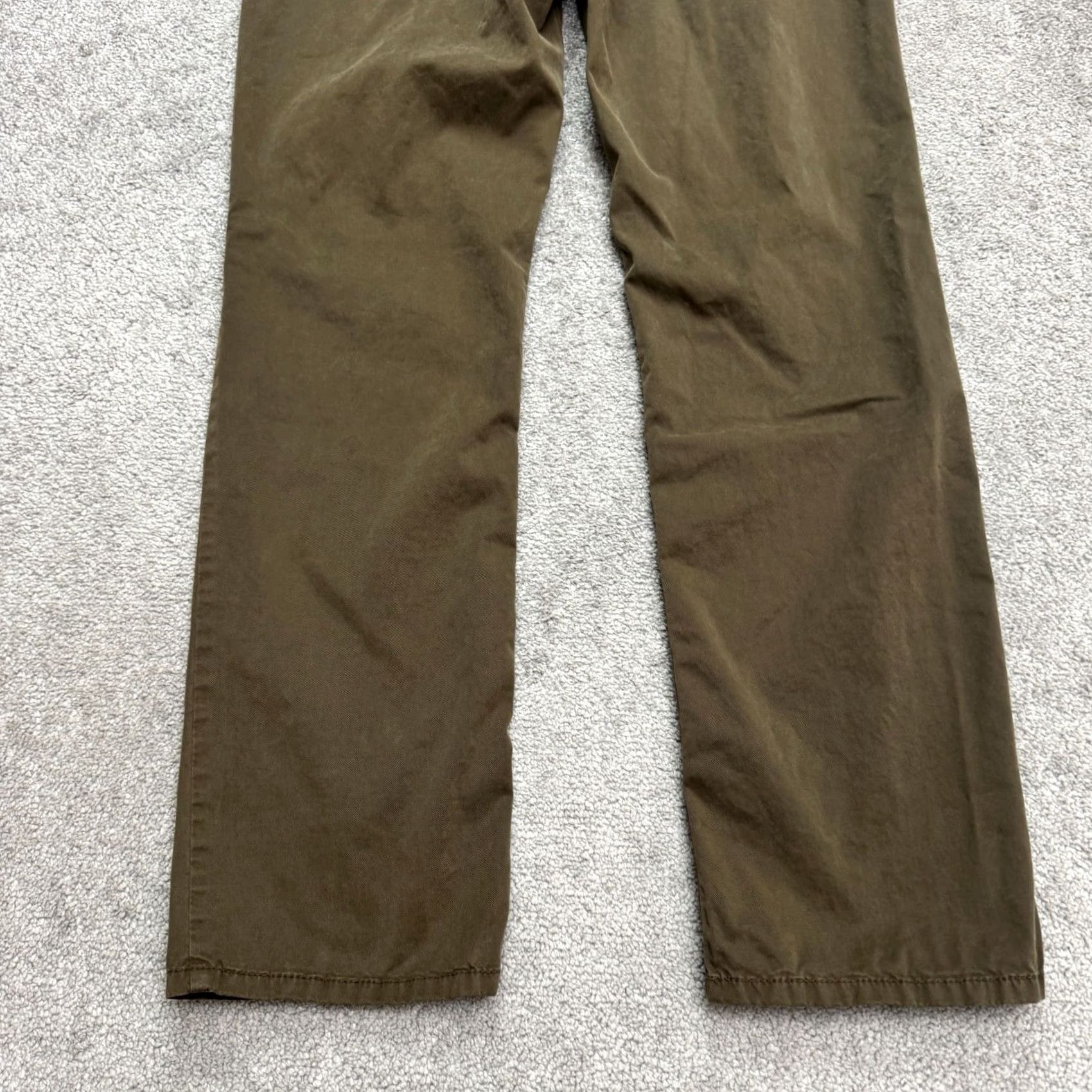 Vintage Linksoul Boardwalker Chino Pants Mens 35R Green Straight Leg 5-Pocket Cotton Size US 35 - 5 Thumbnail
