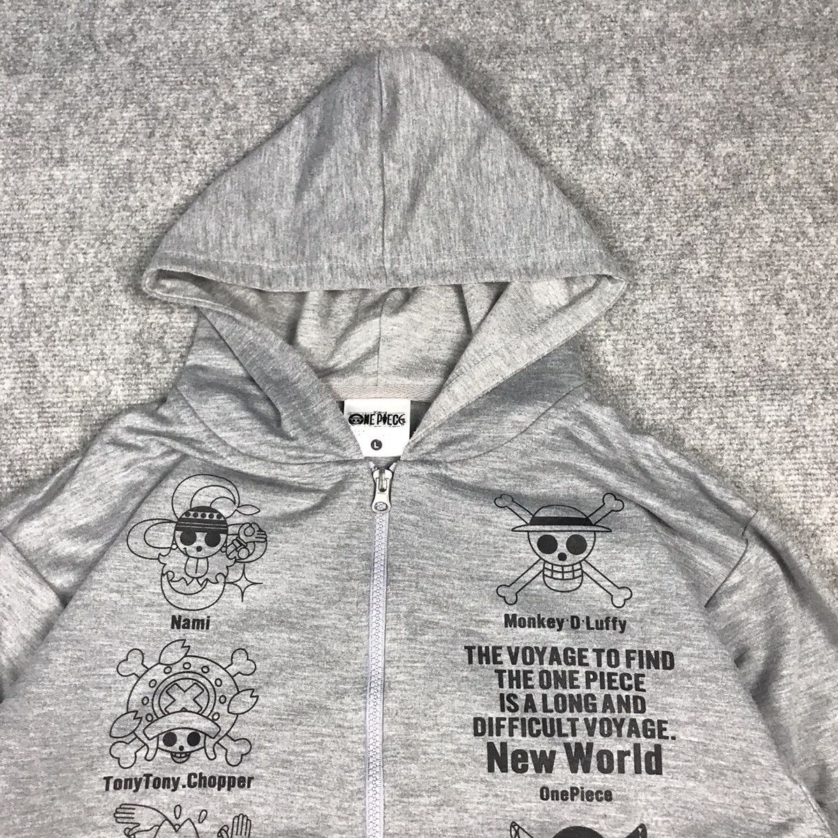 Japanese Brand × One Piece ONE PIECE ANIME JAPAN ZIPPER HOODIES JACKET Size US L / EU 52-54 / 3 - 3 Thumbnail