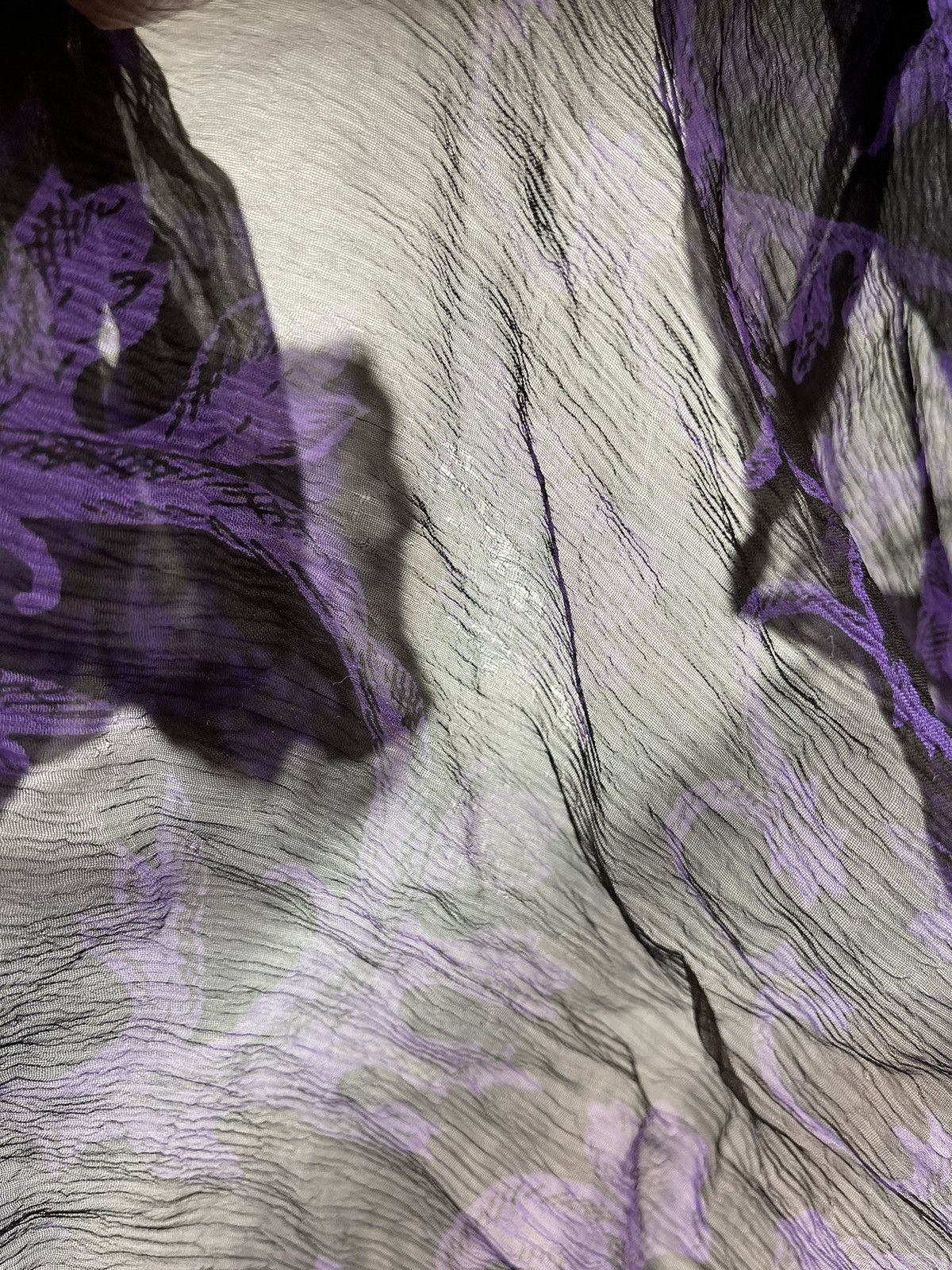 Vintage Luxury silk scarf💜 Size ONE SIZE - 7 Thumbnail