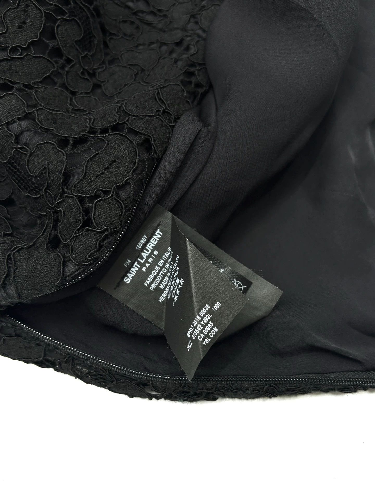 Saint Laurent Paris SLP 16AW lace skirt Size 25" / US 0 / IT 36 - 6 Thumbnail