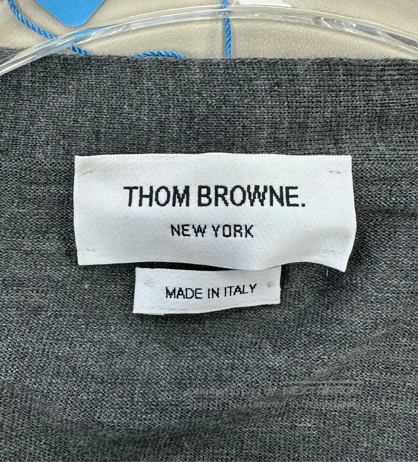 Thom Browne Thom Browne Dark Gray Classic Striped Knit Cardigan| Size M / US 6-8 / IT 42-44 - 3 Thumbnail