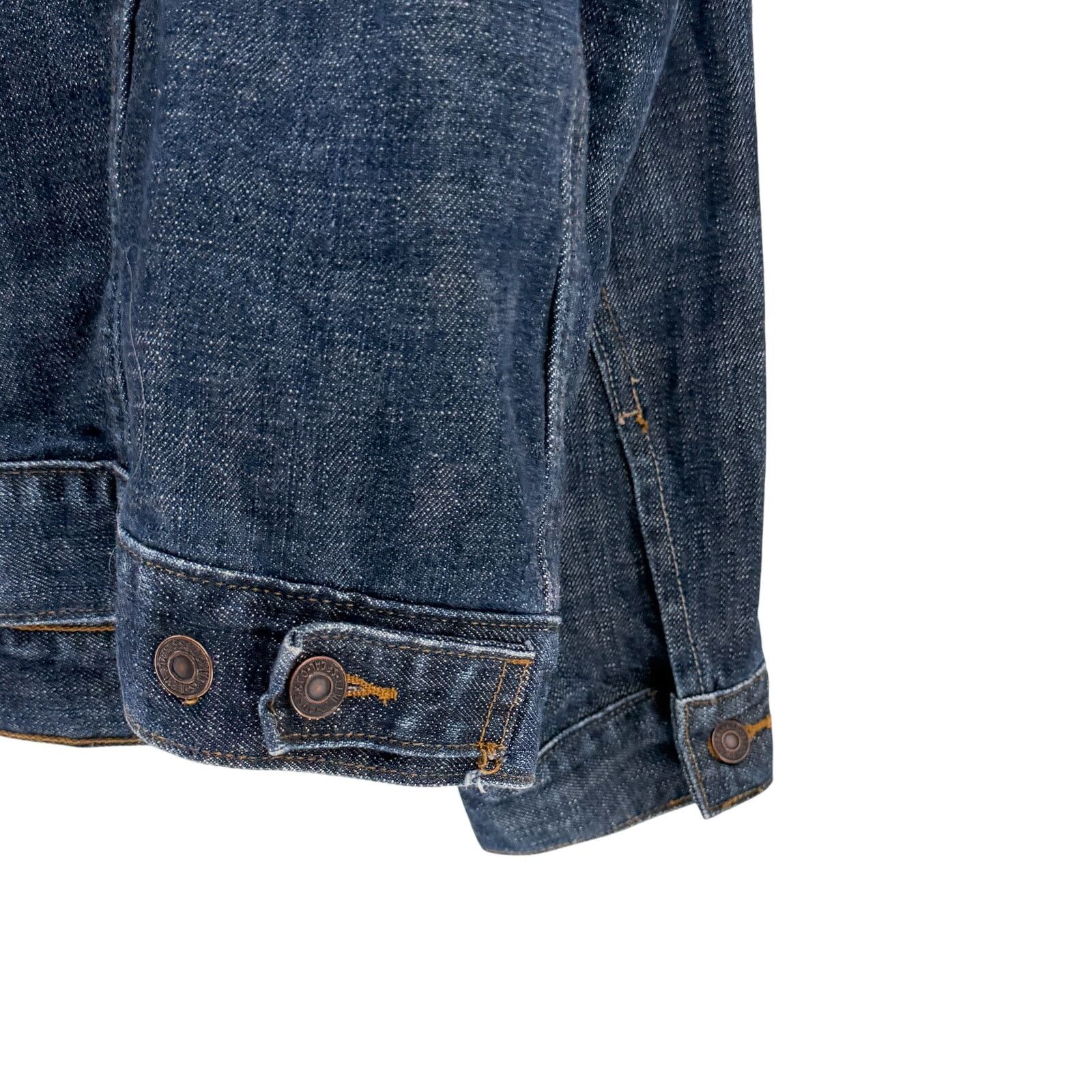 Levi's Levi's Dark Blue 100% Cotton Casual Oversized Trucker Jacket Size US XL / EU 56 / 4 - 5 Thumbnail