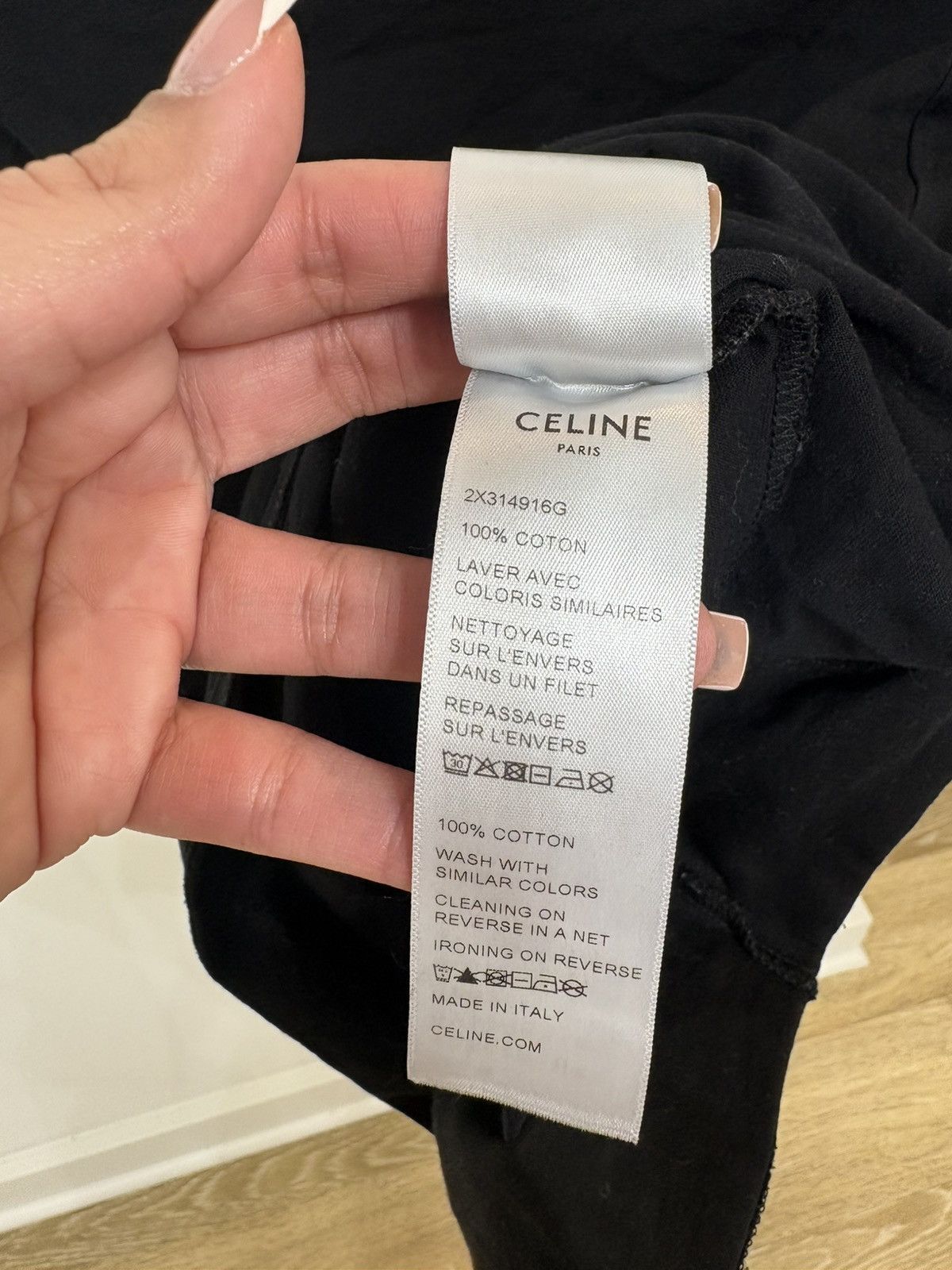 Celine Celine Logo Tee Size S / US 4 / IT 40 - 6 Thumbnail