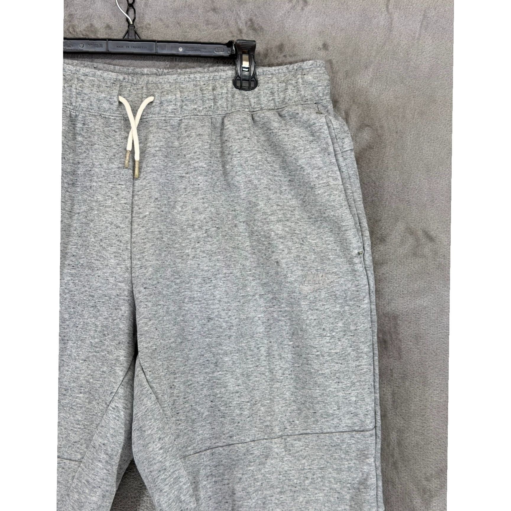 Nike Nike Sportswear Revival Fleece Joggers Mens XXL Grey Heather Sweatpants Size US 39 - 2 Thumbnail