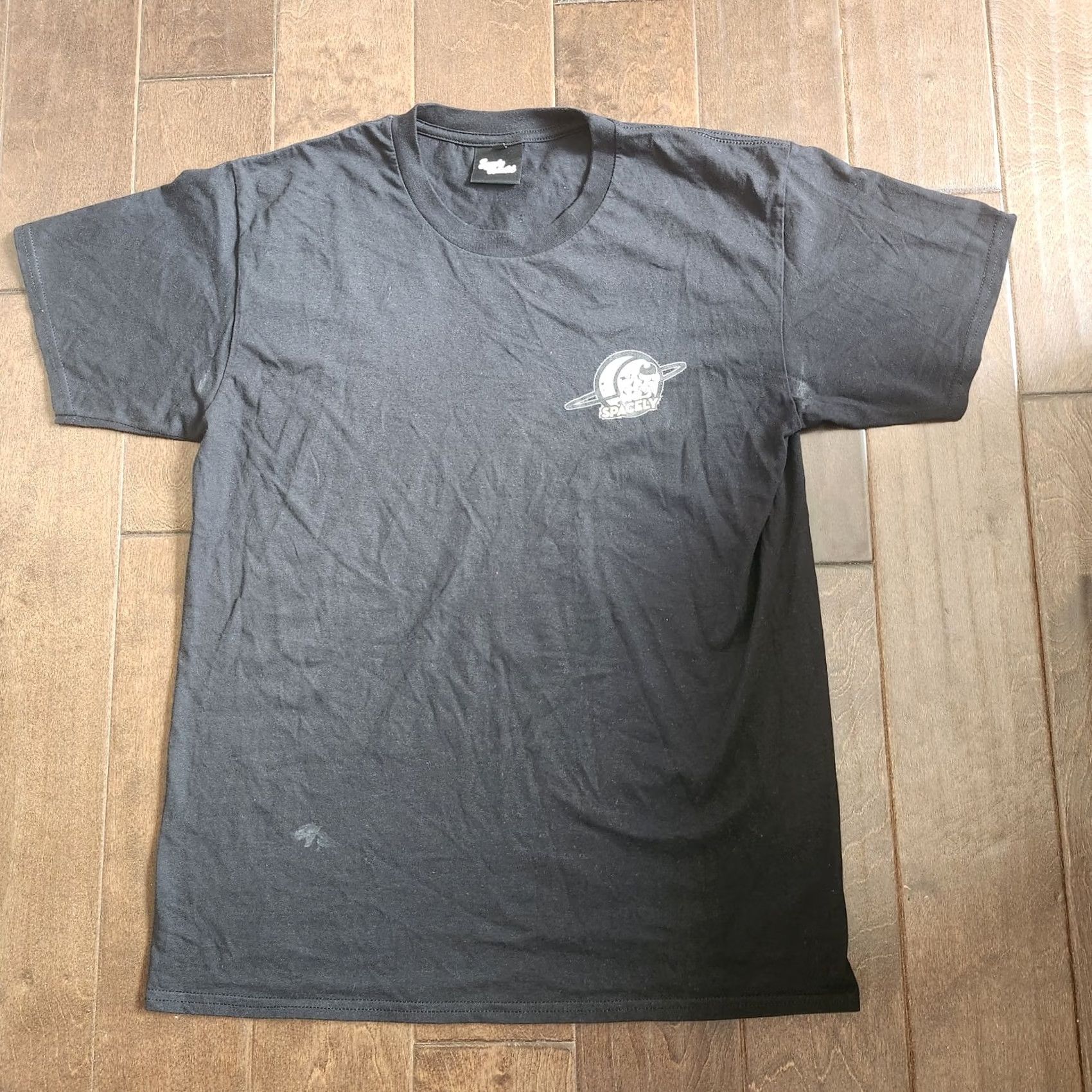 Vintage Spacely Unlimited T-shirt Black Space Short Sleeve L Mens Stains Cleaning Needed Regular Cotton Shirt Size US L / EU 52-54 / 3 - 2 Thumbnail