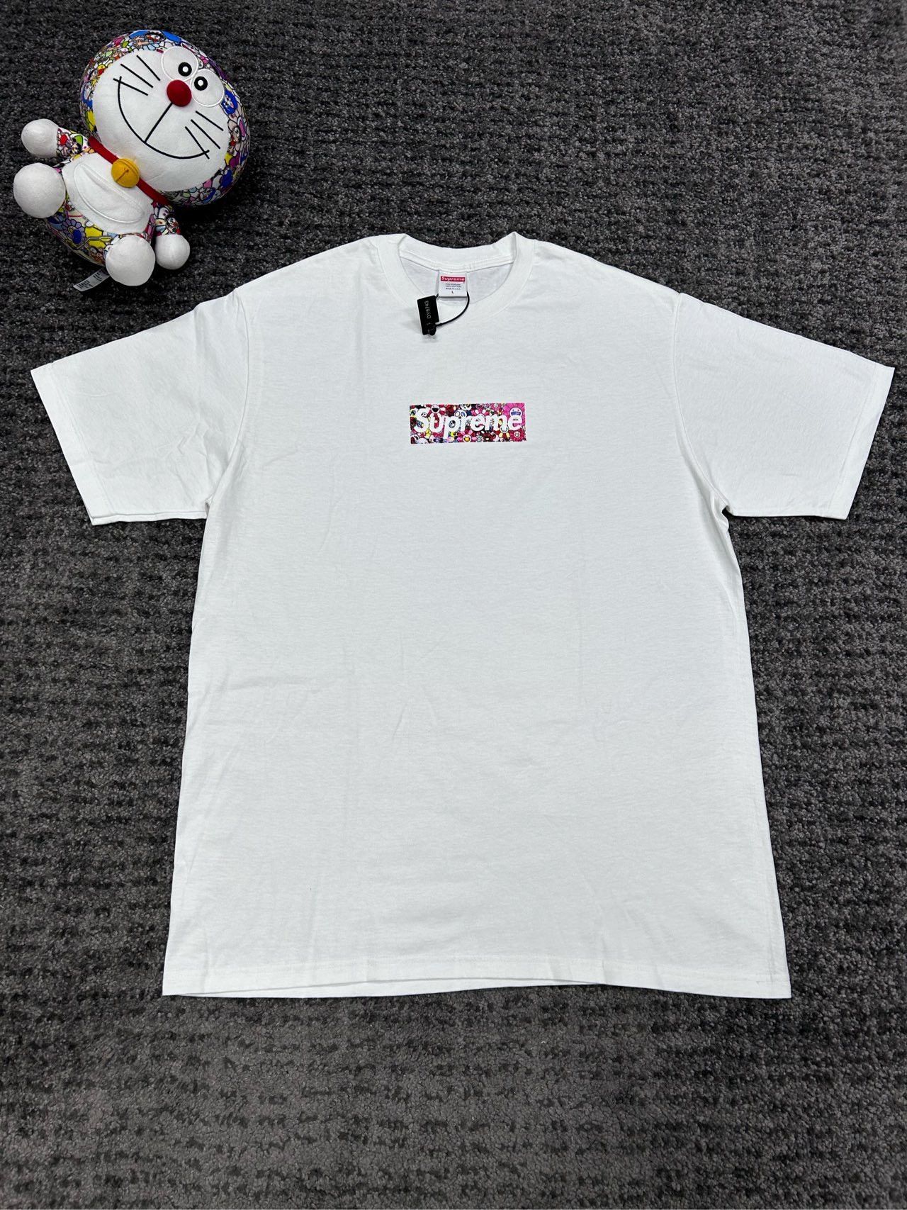 Supreme Takashi Murakami Covid 19 Relief Box Logo hot Tee size m