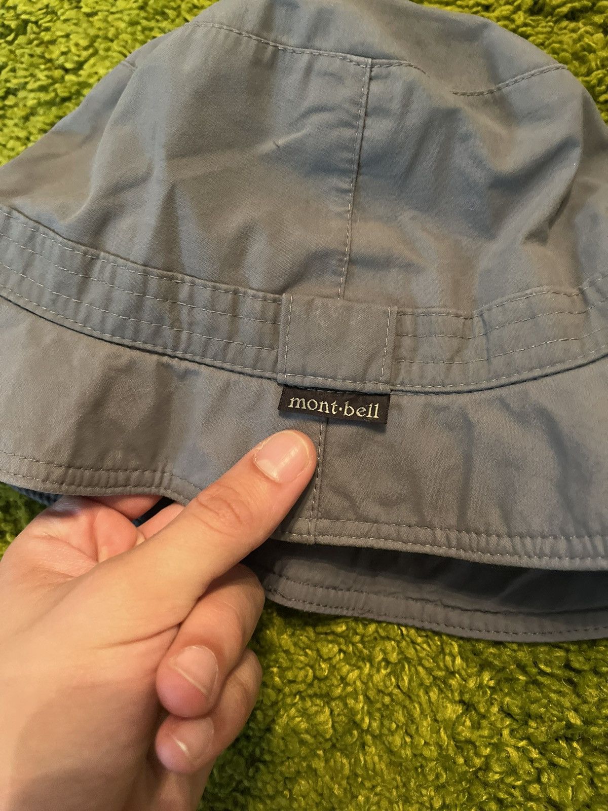 Japanese Brand × Montbell 🇯🇵 Montbell gorpcore style Japanese membrane bucket hat Size 32 - 3 Thumbnail