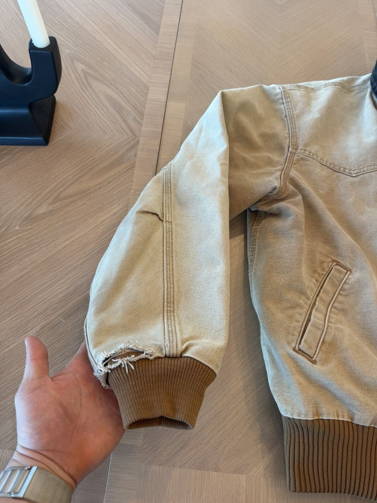 Carhartt × Vintage Vintage Tan Carhartt Santa Fe Size US L / EU 52-54 / 3 - 4 Thumbnail