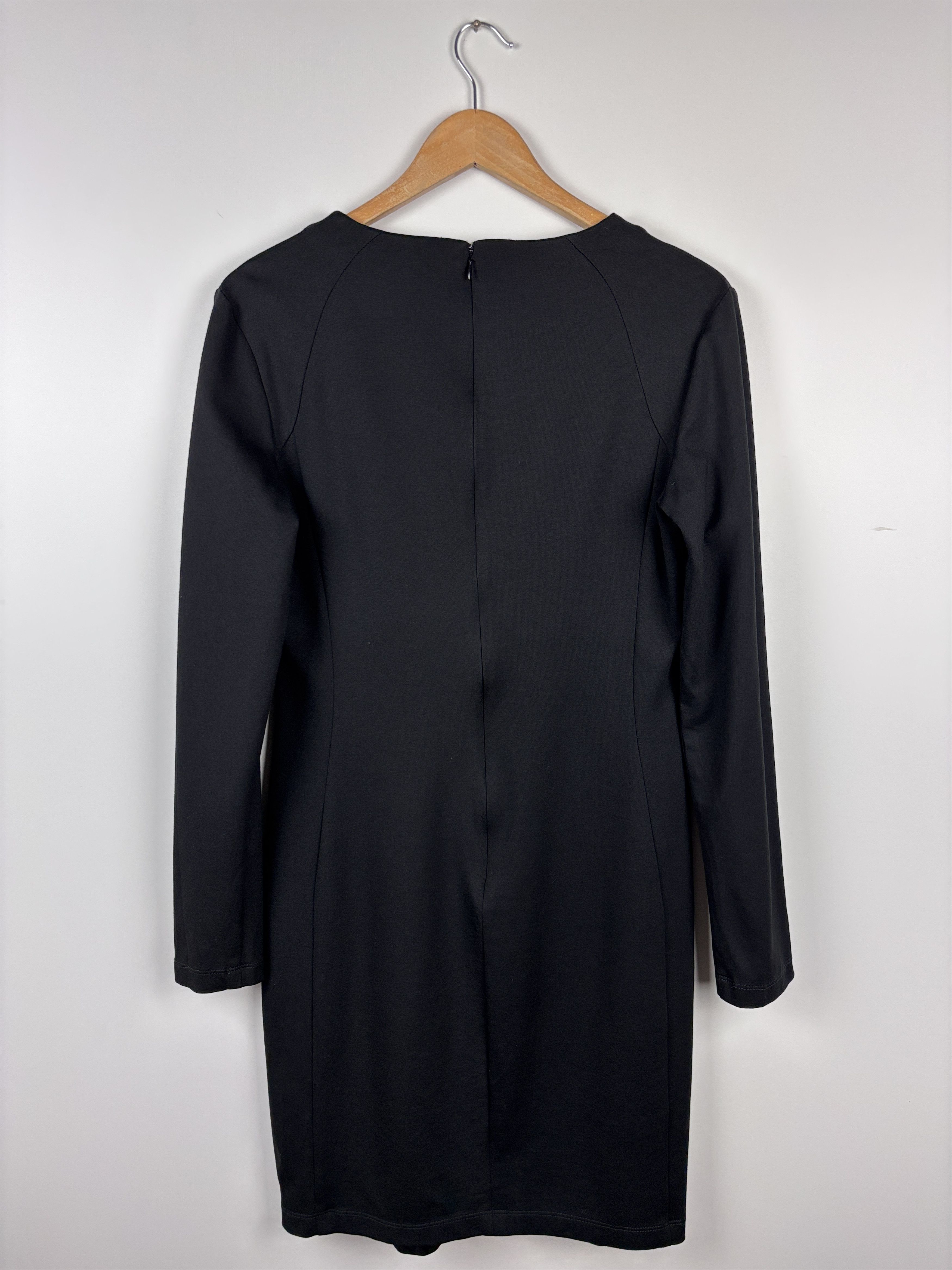 Versace × Versace Jeans Couture Womens Versace Jeans Long Sleeve Dress Black Size US 10 Size L / US 10 / IT 46 - 6 Thumbnail