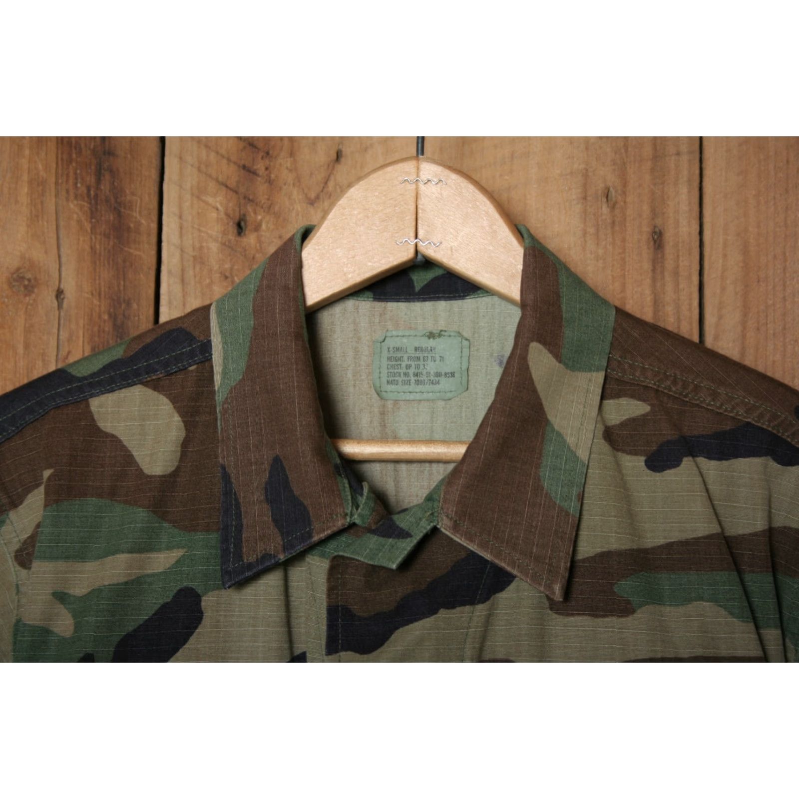 Vintage VINTAGE Woodland Camo USAF Combat BDU Jacket XS for Men Size US XS / EU 42 / 0 - 2 Thumbnail