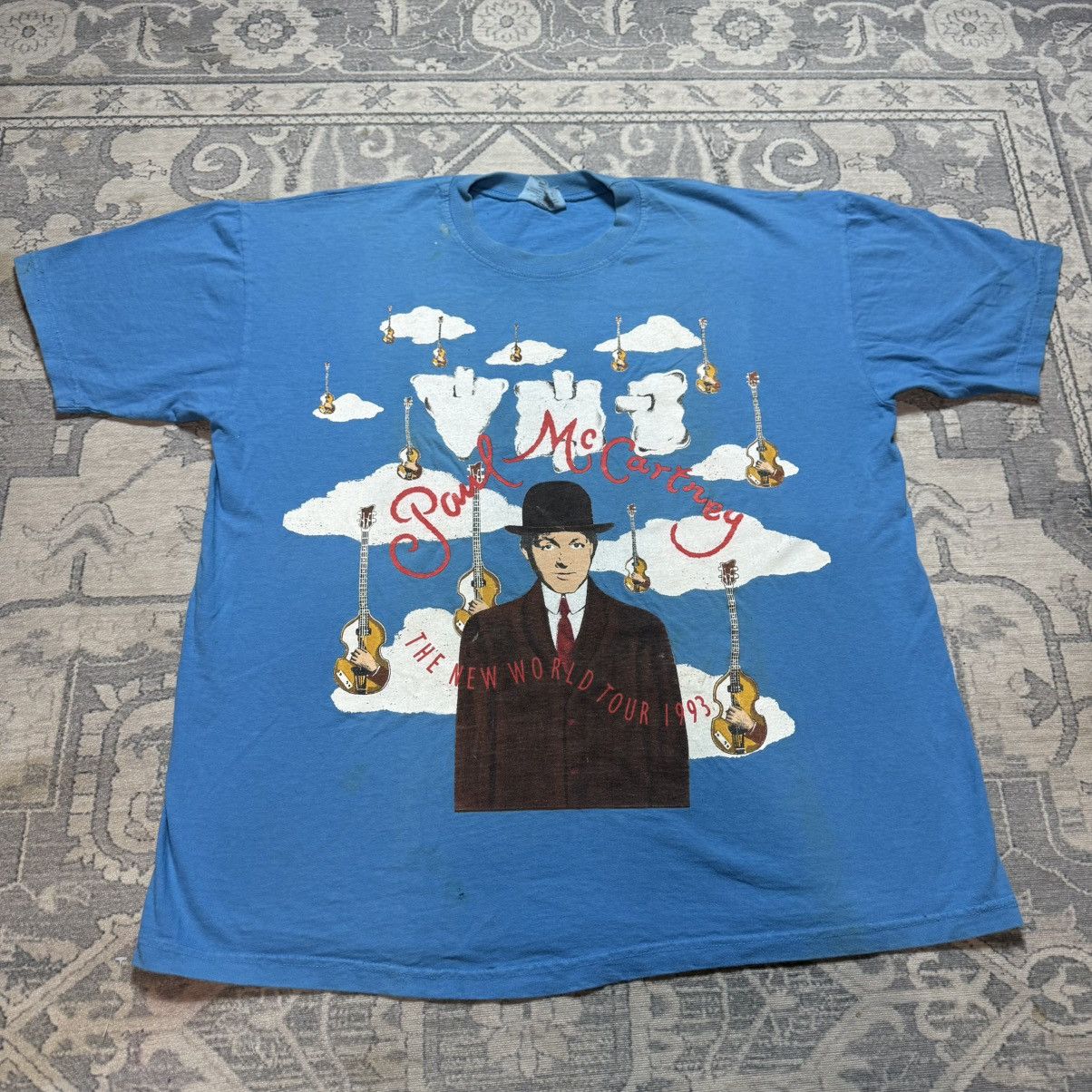 Band Tees × Vintage Paul Mc Cartney, Rene Magritte inspired Size US XL / EU 56 / 4 - 2 Thumbnail