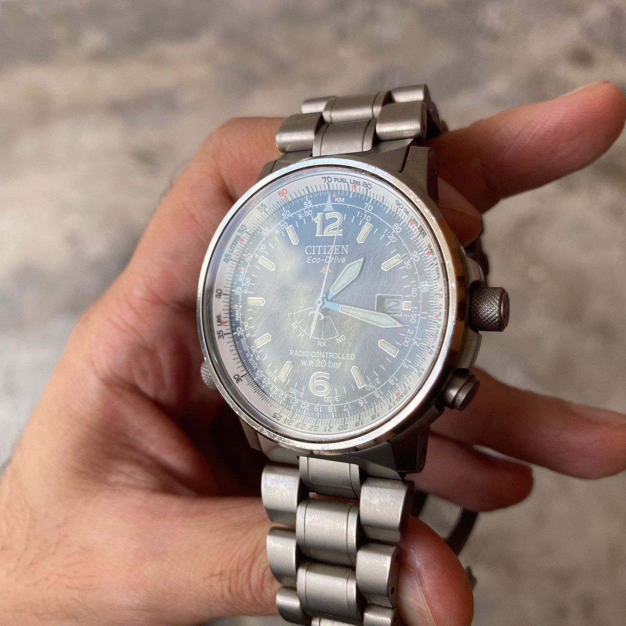 Citizen Citizen Promaster Eco-Drive Radio Controlled Titanium Size ONE SIZE - 7 Thumbnail
