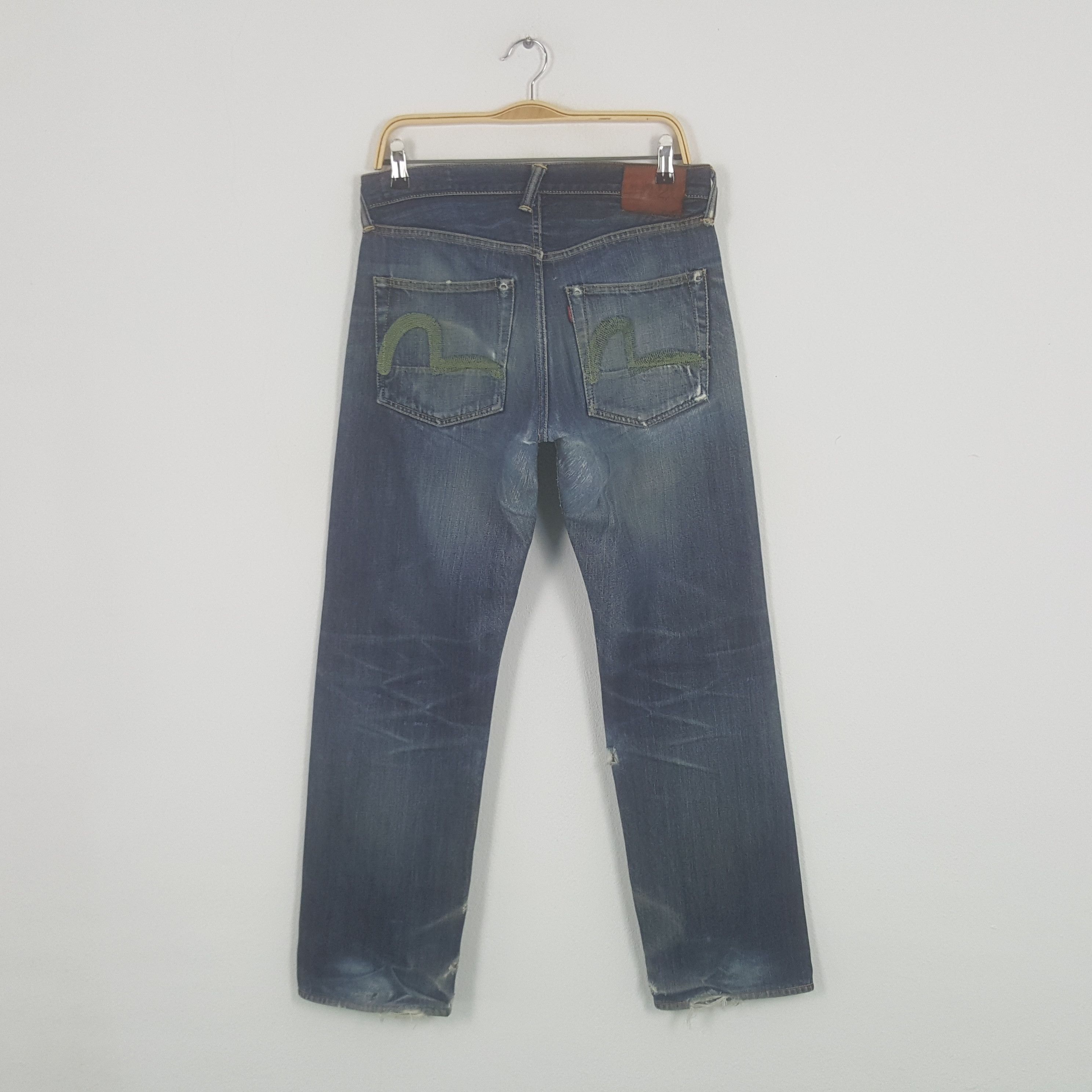 Evisu × Japanese Brand × Vintage Vintage Evisu Japanese Brand Daicock Custom Art Denim Jeans Size US 30 / EU 46 - 4 Thumbnail
