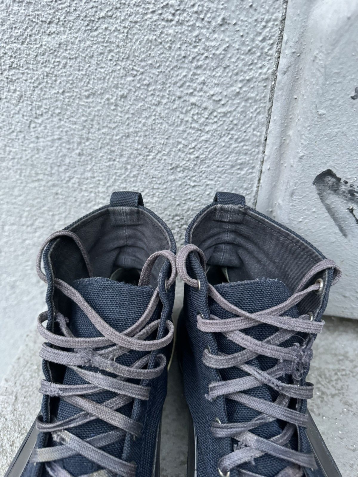 Balenciaga × Vintage Vintage Balenciaga Trainers Canvas Avangard Hihg Top Size US 9.5 / EU 42-43 - 9 Thumbnail