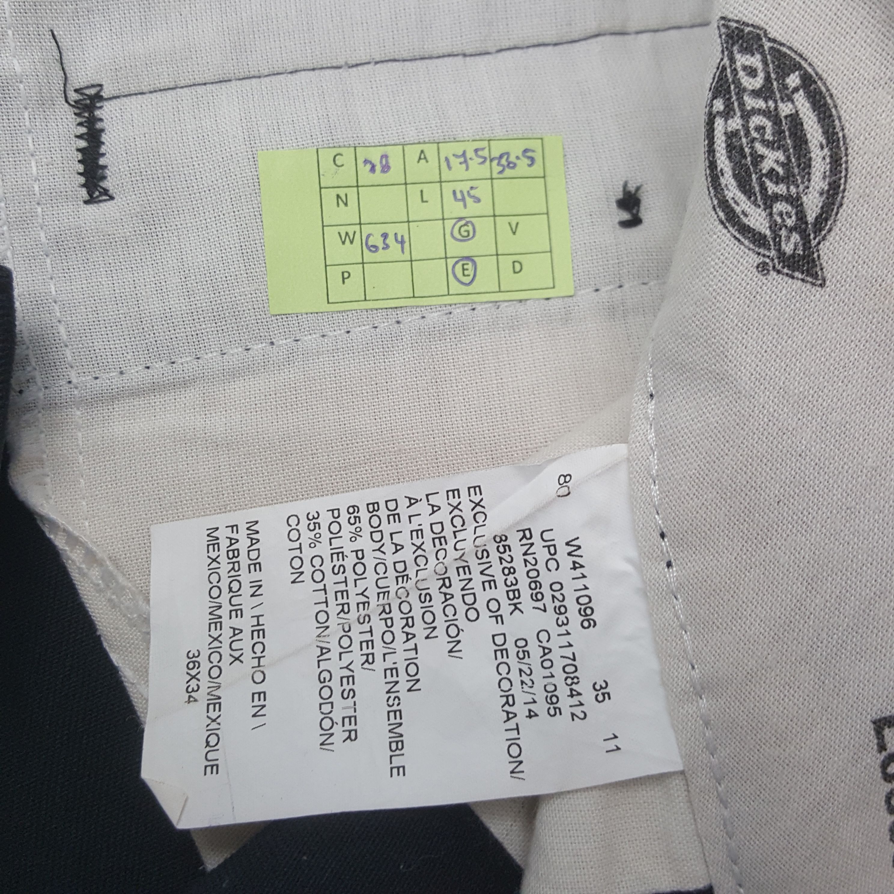 Dickies Vintage Dickies American Work Wear Casual Pants RR28 Size US 35 - 8 Thumbnail
