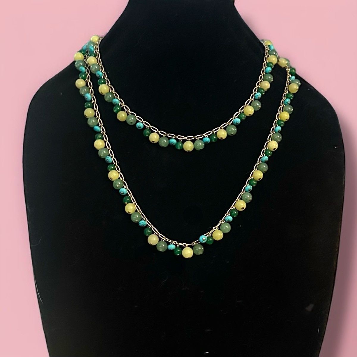 Other Stella & Dot Coba semi precious dangle beads necklace Size ONE SIZE - 1 Thumbnail
