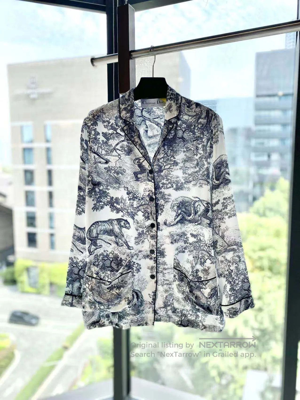 Dior Dior Zoo collection long-sleeved shirt| Size XS / US 0-2 / IT 36-38 - 2 Thumbnail