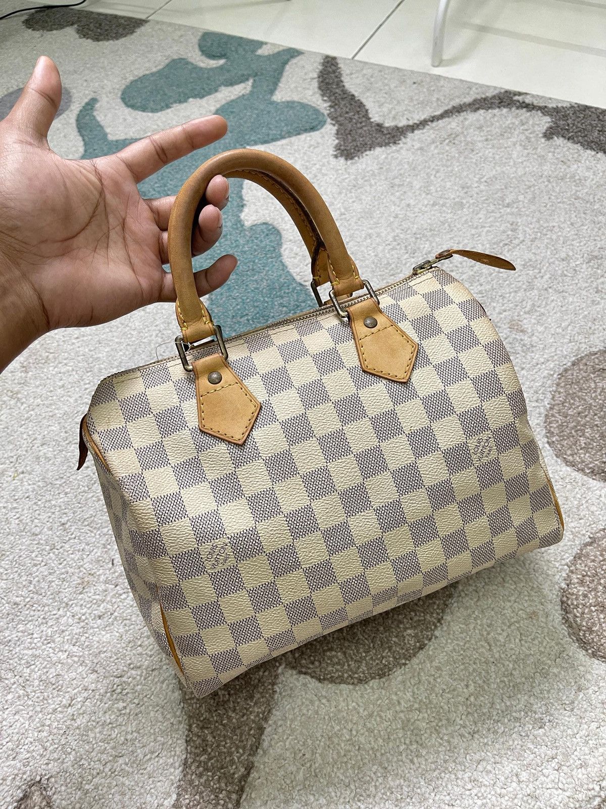 Louis Vuitton Louis vuitton speedy 25 damier azur Size ONE SIZE - 4 Thumbnail